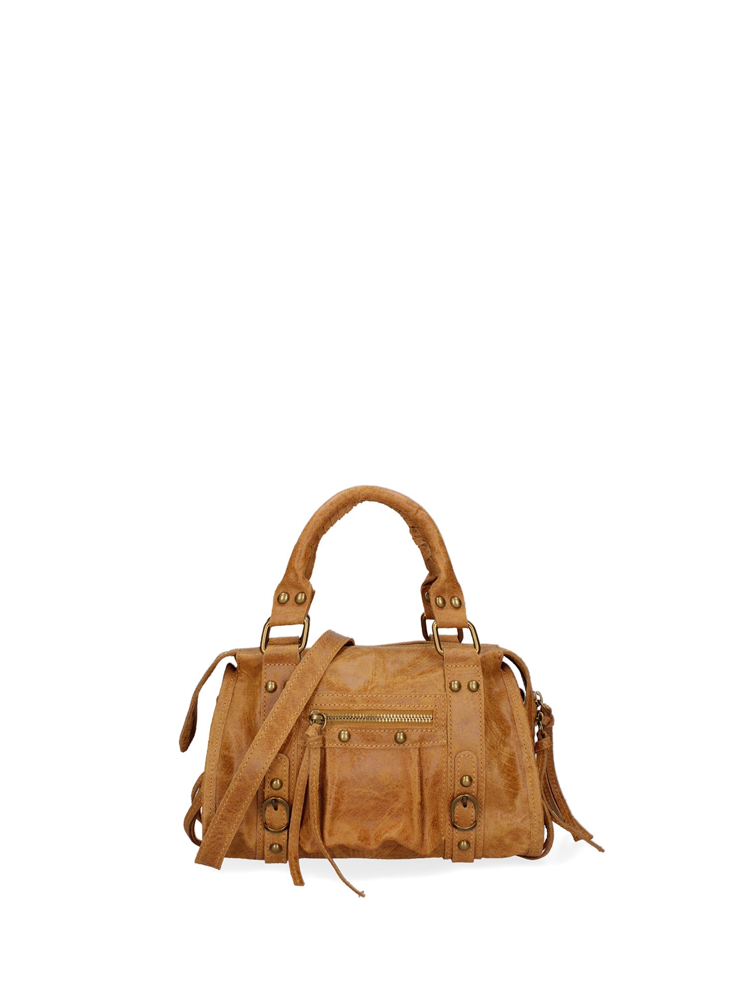 Astra Mini | Cognac - Borsa a spalla
